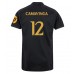 Real Madrid Eduardo Camavinga #12 Tredjedrakt 2023-24 Korte ermer